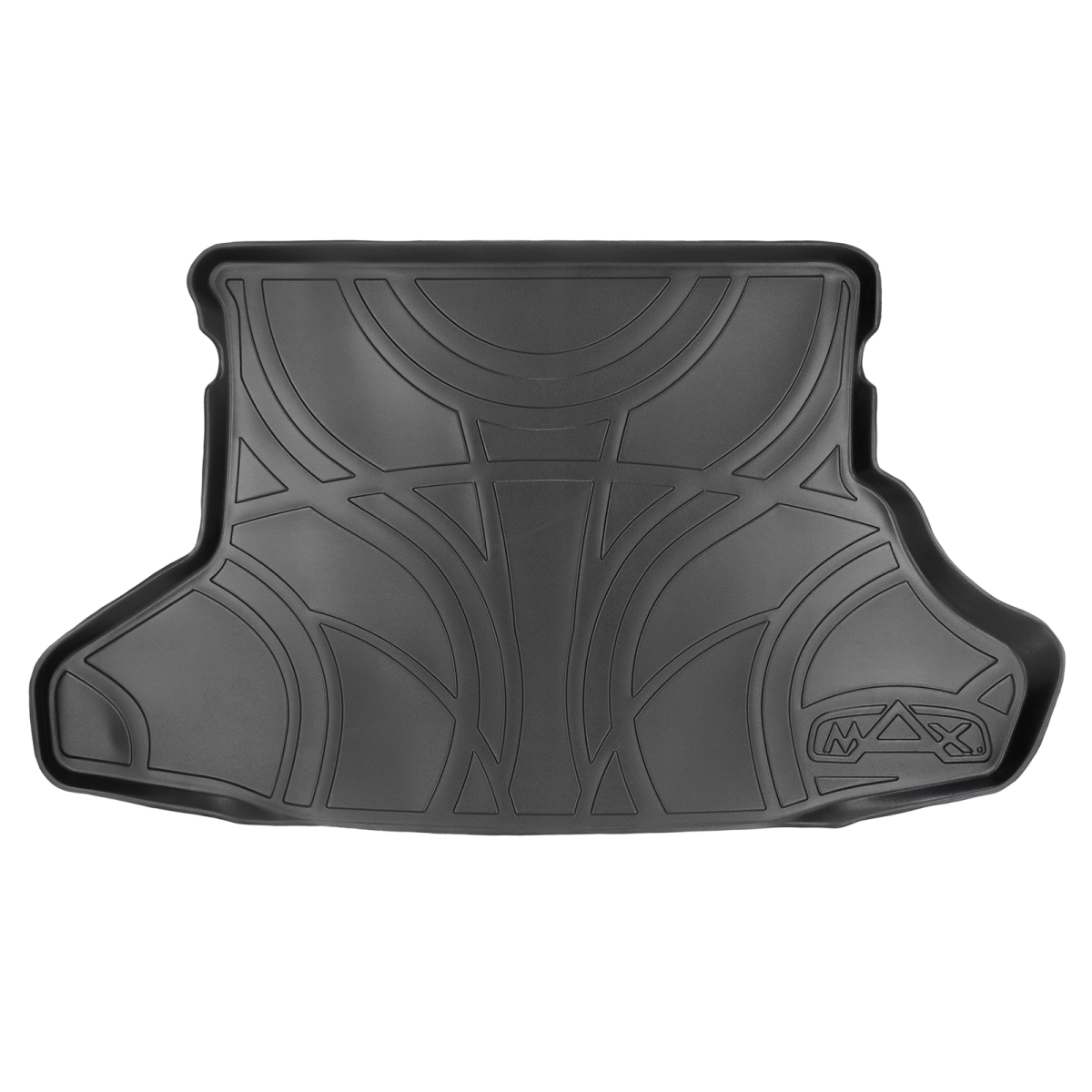 SD0123 9 x 9 x 48 in. All Weather Custom Cargo Trunk Liner Floor Mat for 2012-2015 Toyota Prius, Black