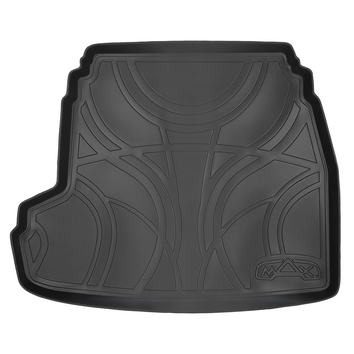 SD0142 All Weather Custom Fit Trunk Floor Mat Cargo Liner for 2011-2014 Hyundai Sonata Non-Hybrid, Black