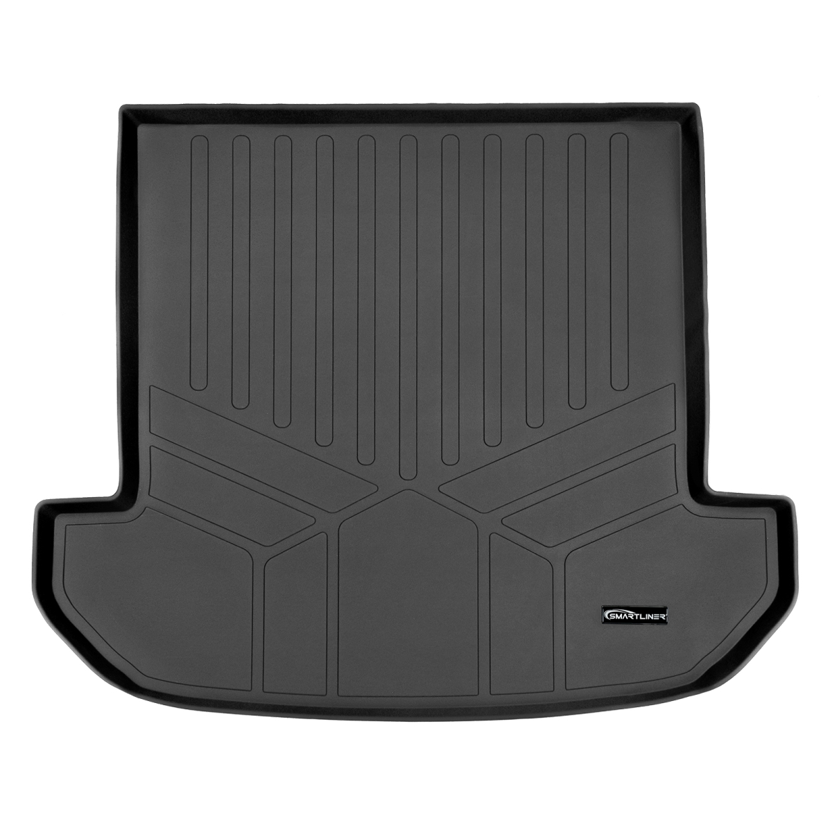 All Weather Trunk Floor Mat Behind 2nd Row Cargo Liner - 7-Passenger Model Only for 2016-2020 Kia Sorento, Black