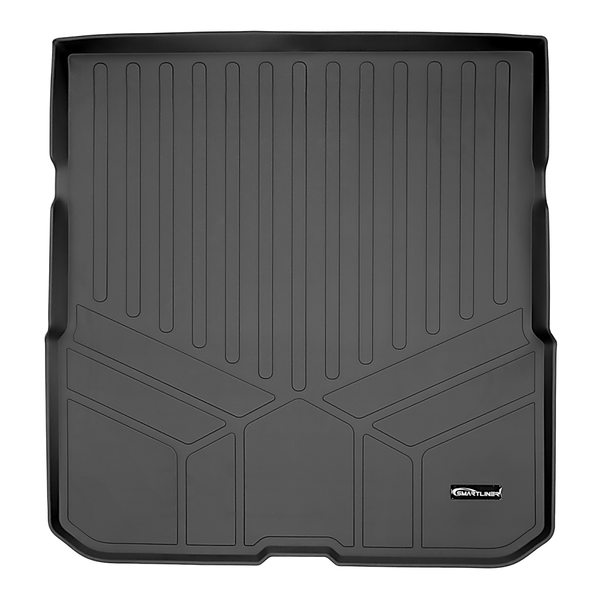 All Weather Custom Fit Trunk Floor Mat Behind 2nd Row Cargo Liner for 2016-2021 Honda Pilot, Black