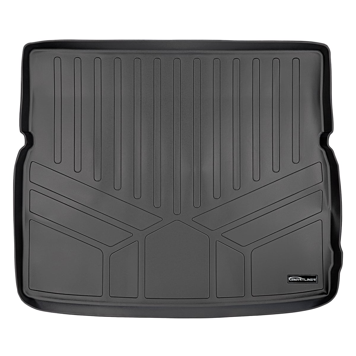 SD0203 All Weather Custom Fit Trunk Floor Mat Behind 2nd Row Cargo Liner for 2015-2021 Kia Sedona, Black