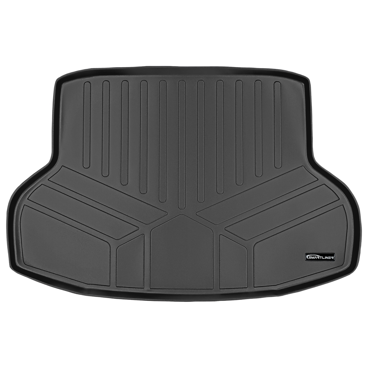 All Weather Custom Fit Trunk Floor Mat Cargo Liner for 2016-2021 Honda Civic, Black