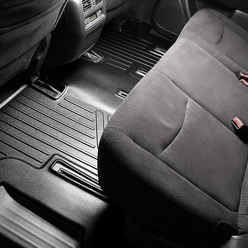 Custom Fit 3rd Row Floor Mat Liner Set for 2022-2023 Kia Carnival MPV, Black