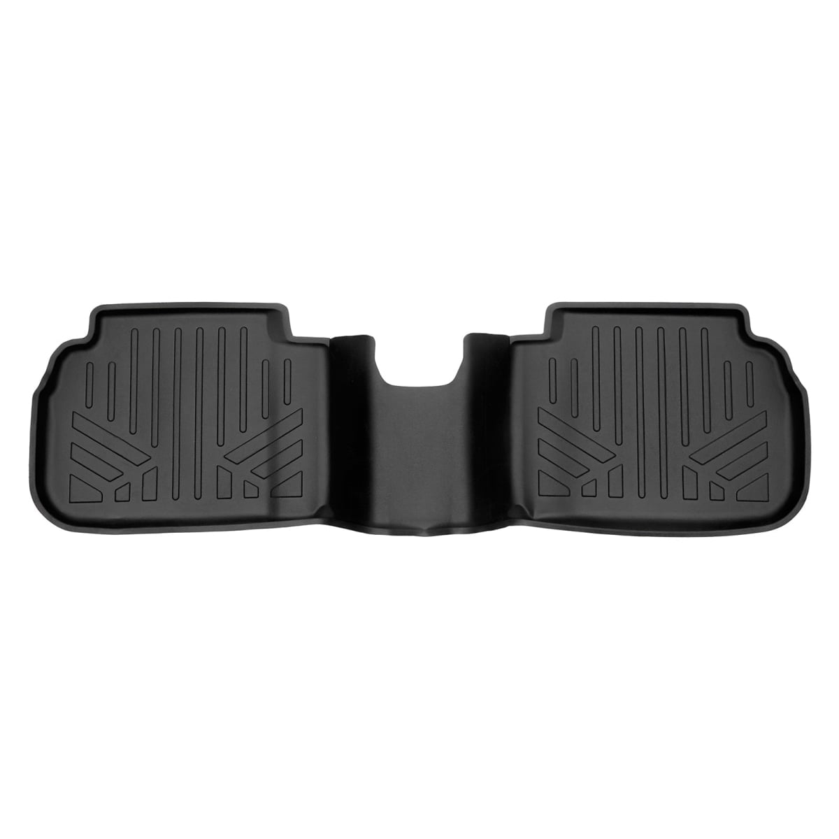 Custom Fit All 2nd Row Floor Mat Liners for 2022-2023 Honda Civic, Black