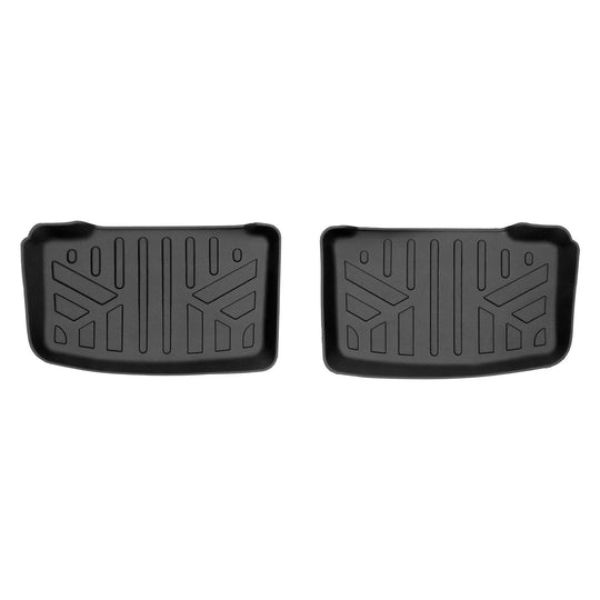 Custom Fit All 2nd Row Floor Mat Liners for 2022-2023 Audi e-tron GT Audi RS e-tron GT, Black