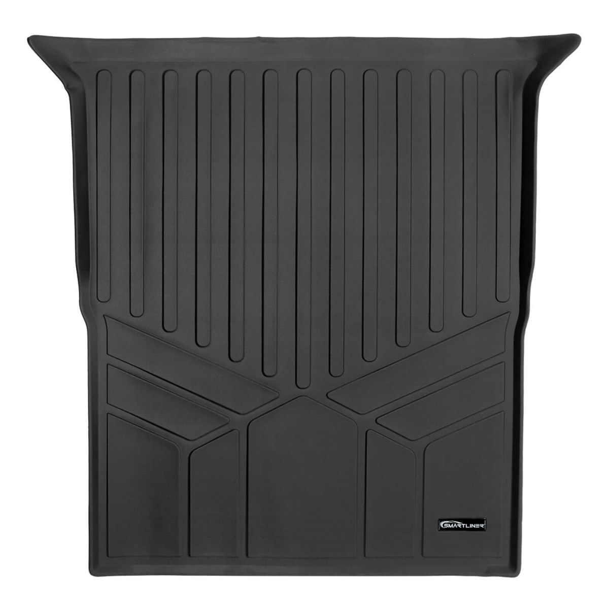 SD0698 All Weather Cargo Liner Behind the 2nd Row for 2022-2024 Rivian R1S SUV, Black