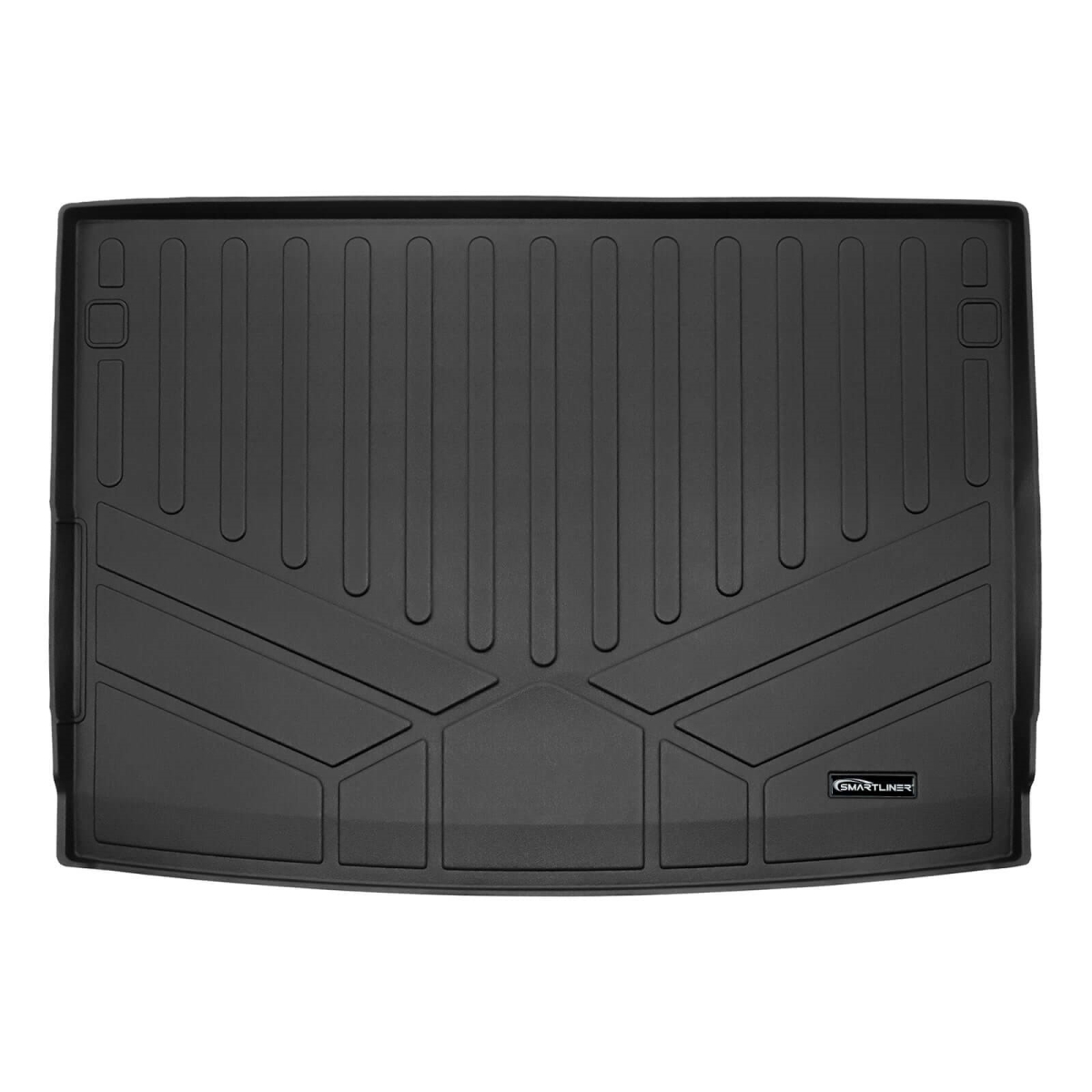 SE0708 All Weather Cargo Liner Behind the 3rd Row for 2023-2024 Jeep Grand Wagoneer L, Black