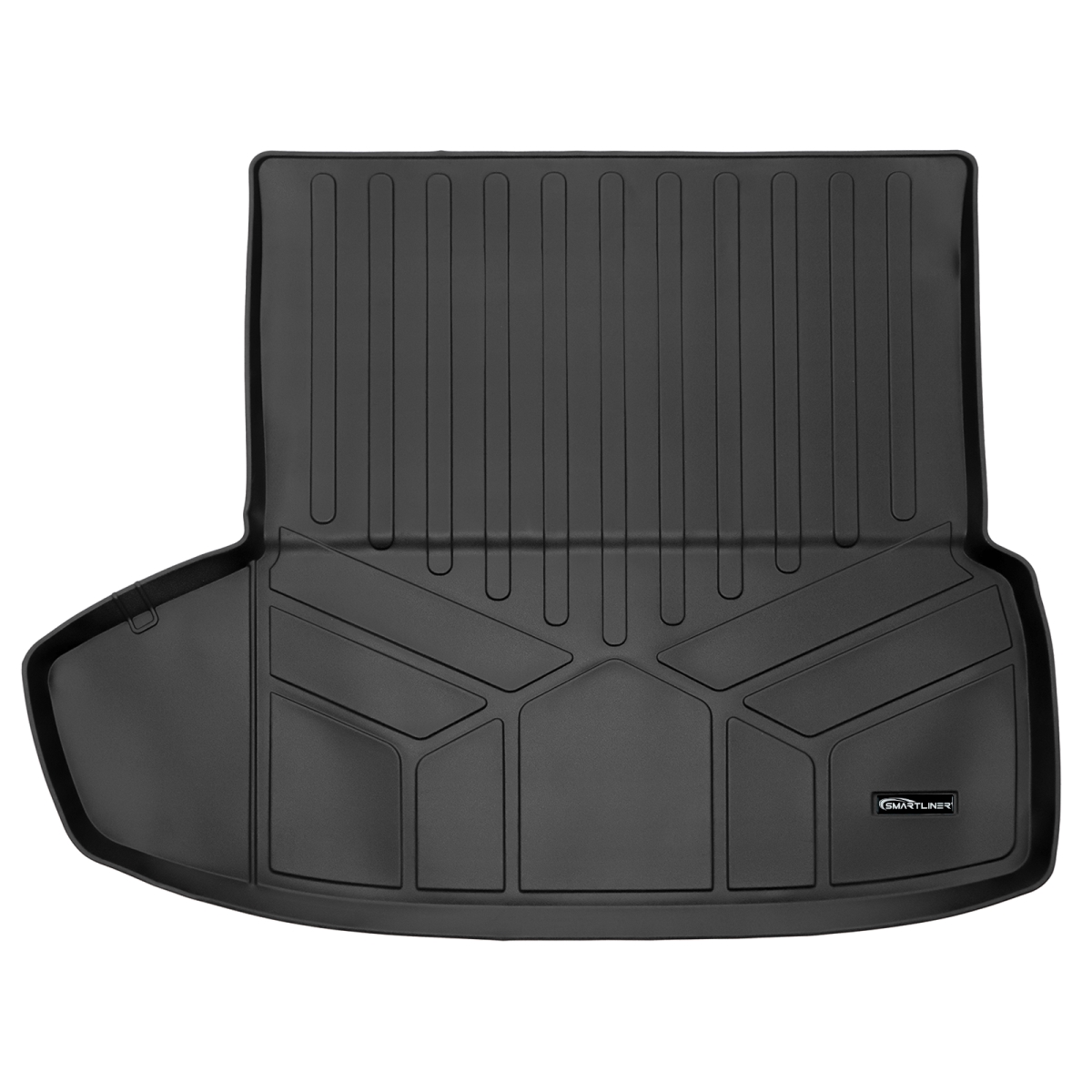SD0729 All Weather Protection Cargo Liner Behind the 2nd Row for 2020-2023 Tesla Model S, Black