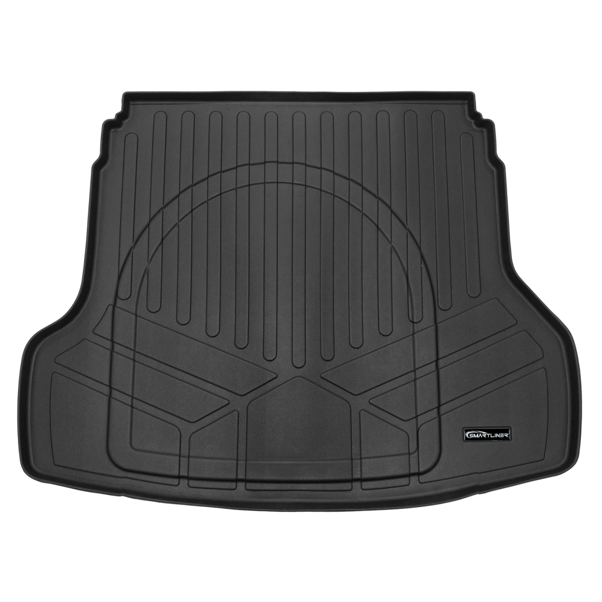SD0735 All Weather Protection Cargo Liner Behind the 2nd Row for 2019-2024 Kia Forte, Black