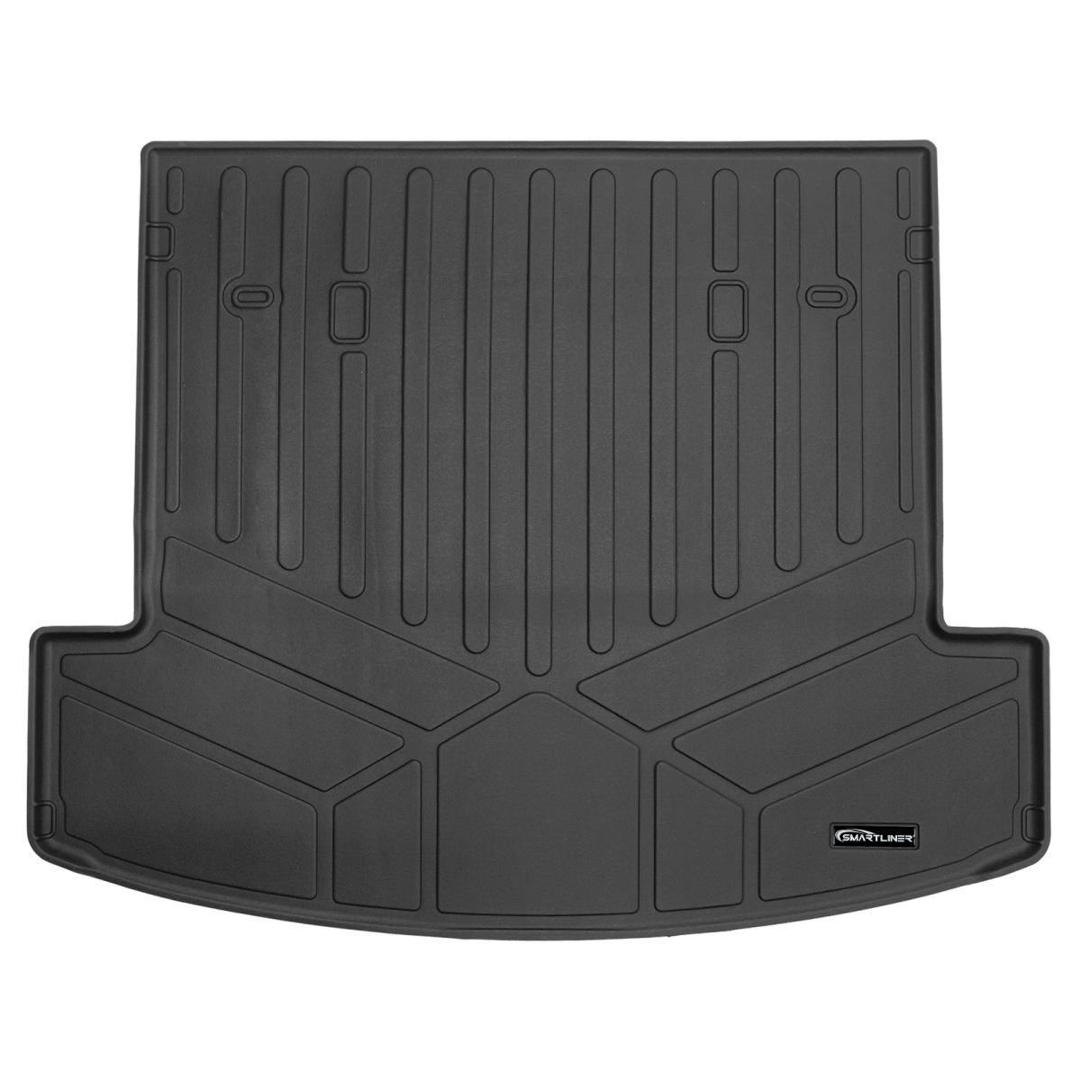 SD0742 All Weather Protection Cargo Liner Behind the 2nd Row Seats for 2024-2025 Hyundai Santa Fe, Black