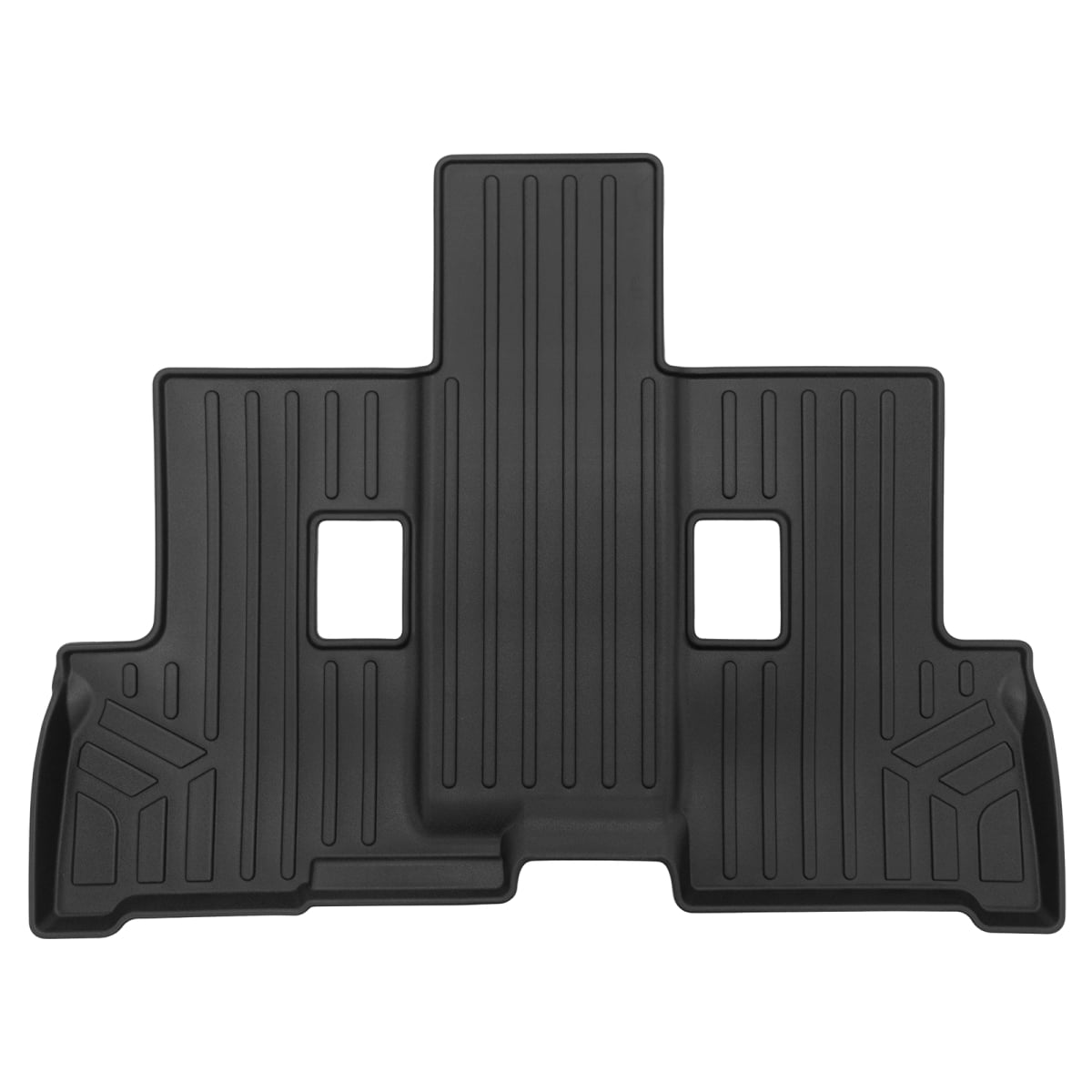SC0708 All Weather Protection 3rd Row Liner for 2023-2024 Toyota Sequoia, Black - 7 Passenger Models Without Center Console