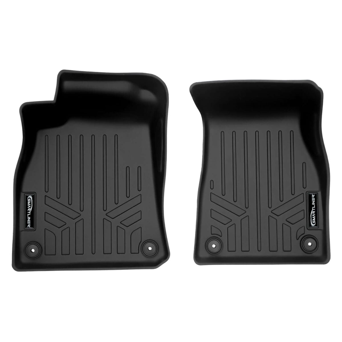 SA0557-N2 All Weather Protection 1st Row Liners for 2019-2025 Audi A7, Black