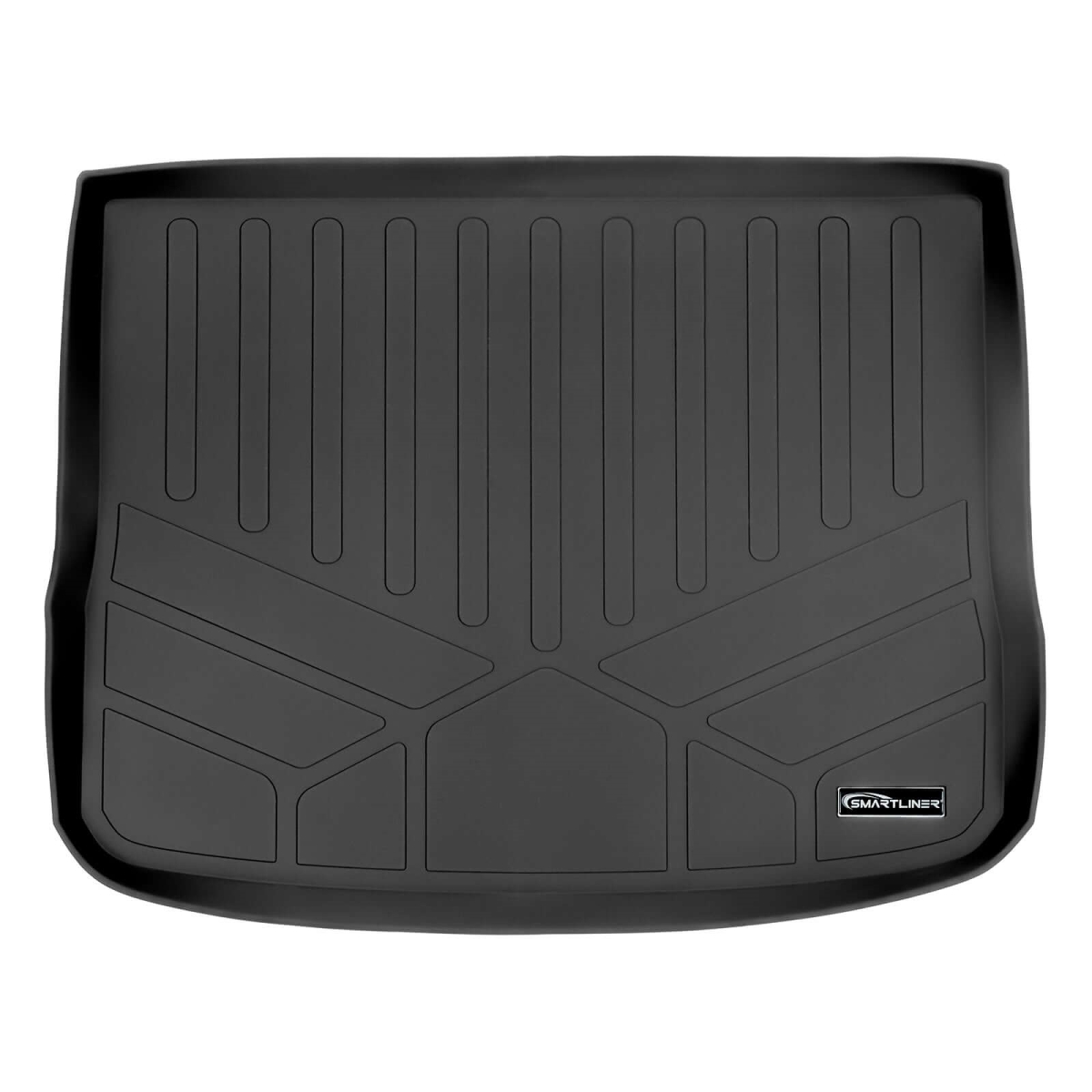 SD0280-N1 All Weather Protection Cargo Liner Behind the 2nd Row Seats for 2017-2018 Volkswagen Tiguan Limited, Black
