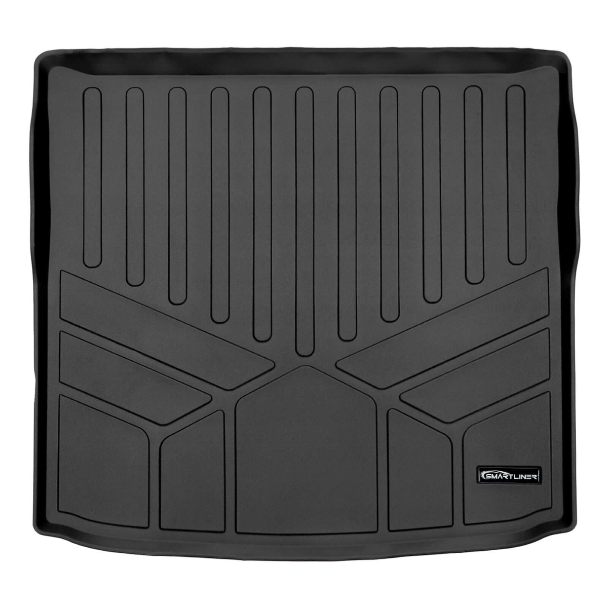 SD0650-N1 All Weather Protection Cargo Liner Behind the 2nd Row Seats for 2022-2024 Audi Q4 Sportback E-Tron, Black