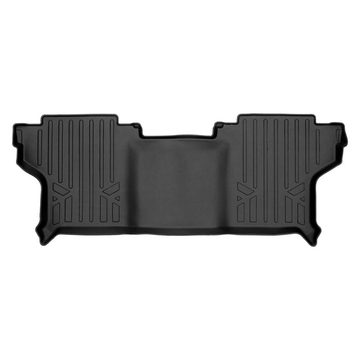 All Weather Floor Mat Liner Set - Black - 2nd Row - Durable Protection
