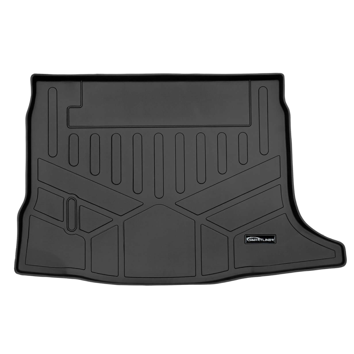SD0668 All Weather Protection Cargo Liner Mat Behind 2nd Row for 2018-2022 Nissan Leaf, Black