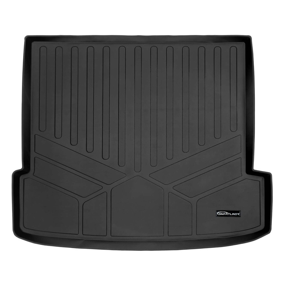 D0497 All Weather Custom Fit Cargo Liner Trunk Floor Mat Without Spare Tire for 2020-2024 BMW X6 Cargo, Black