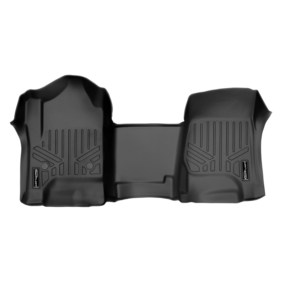 SA0226-N2 1st Row Custom-Fit Floor Liners for 2014-2018 GMC Sierra 1500 Double Cab