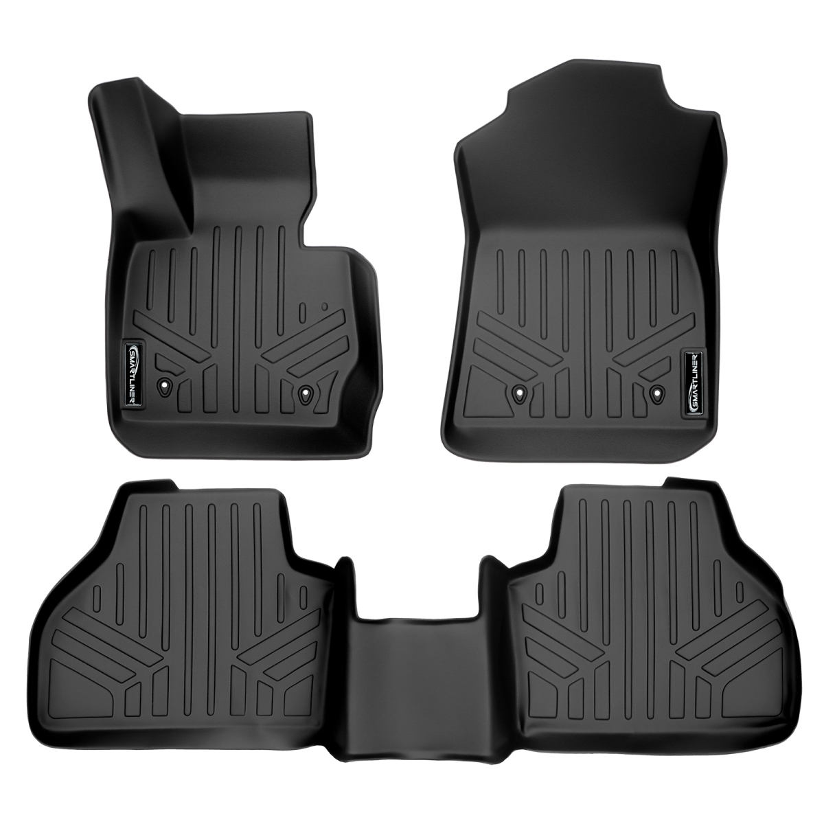 SA0262-B0262-N4 2 Rows Custom Fit Floor Liners for 2015-2016 BMW X4 35i