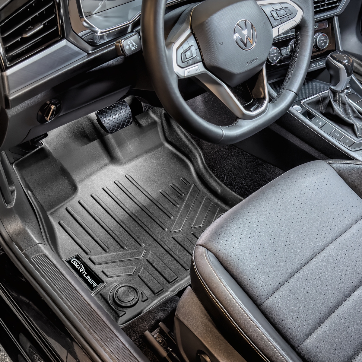 SA0429-B0429-N1 2 Rows Custom Fit Floor Liners for 2019-2025 Volkswagen Jetta GLI