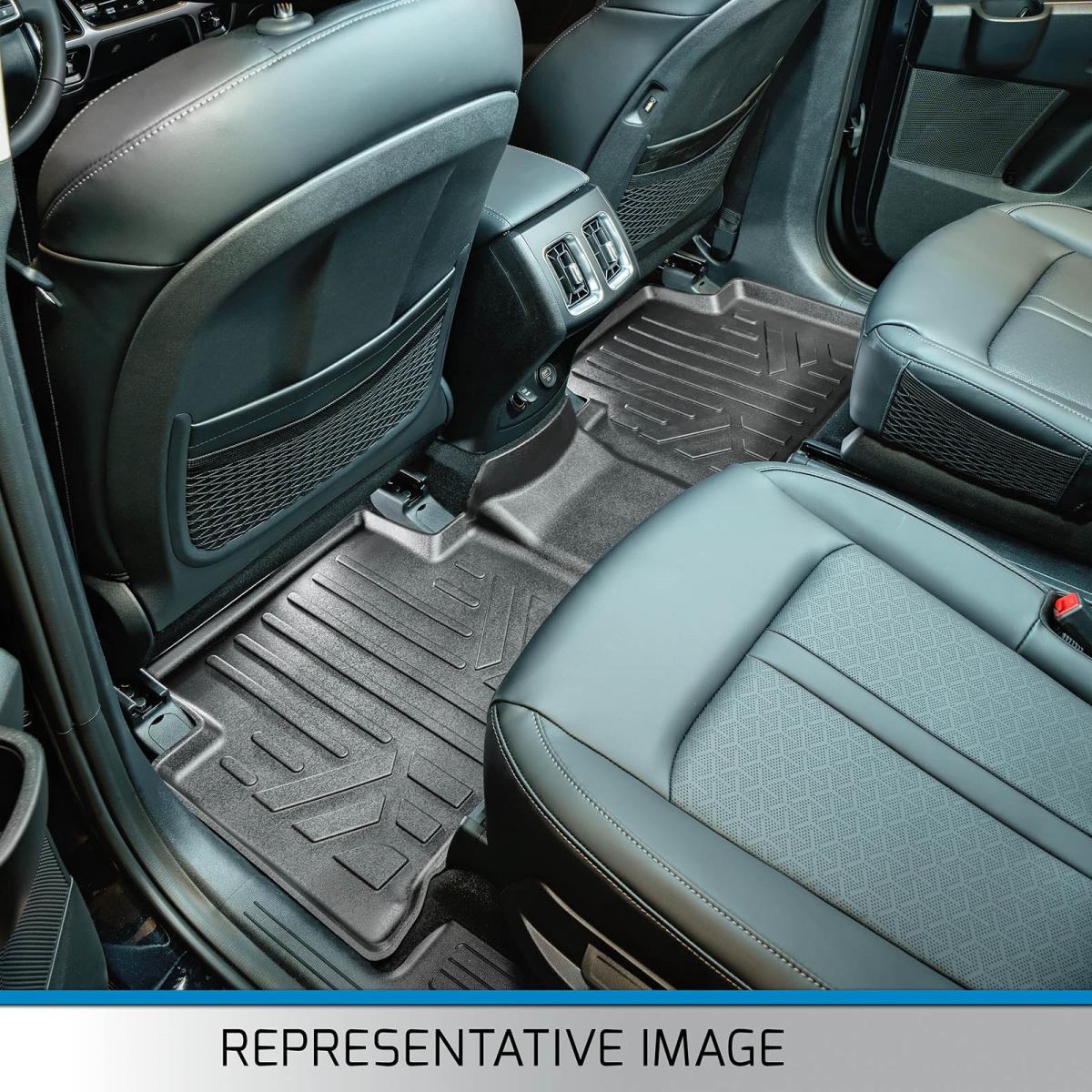 SB0738 2 Rows Custom Fit Floor Liners for 2022-2026 Kia Carnival 7 Passenger