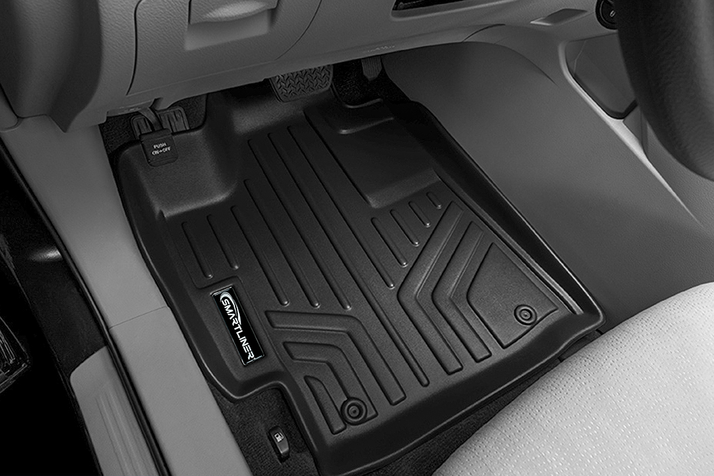 SA0038-B0037-N1 2 Rows Custom Fit Floor Liners for 2008-2013 Toyota Highlander