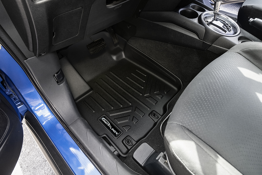 SA0355-B0355-N1 2 Rows Custom Fit Floor Liners for 2014-2020 Mitsubishi Outlander