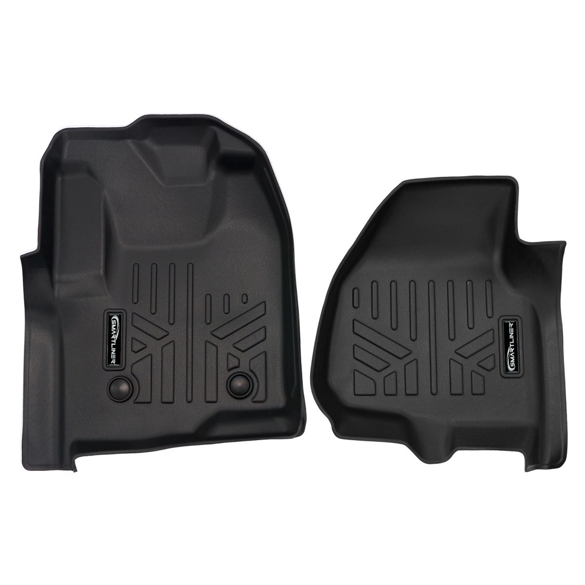 SA0042-N2 1st Row Custom-Fit Floor Liners for 2012 Ford F-450 Super Cab