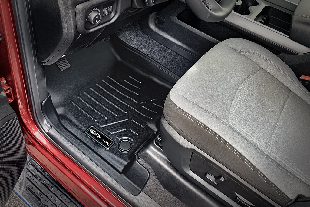 SA0450-B0451-N1 2 Rows Custom Fit Floor Liners for 2019-2025 Ram 3500 Mega Cab