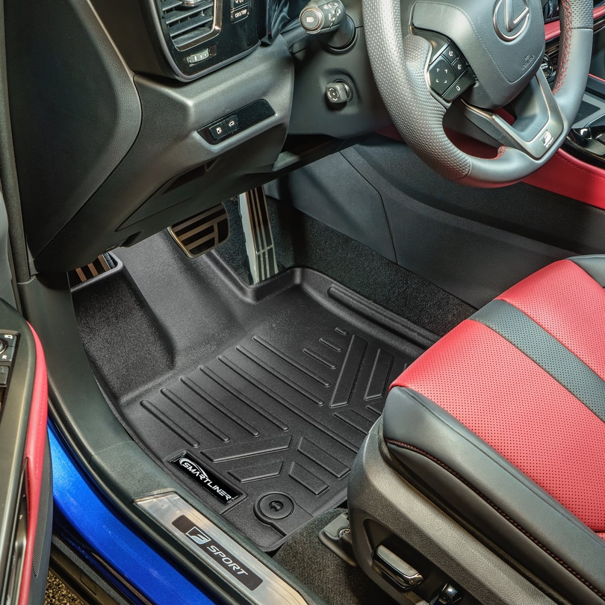 SA0583-B0583-N1 2 Rows Custom Fit Floor Liners for 2022-2025 Lexus NX
