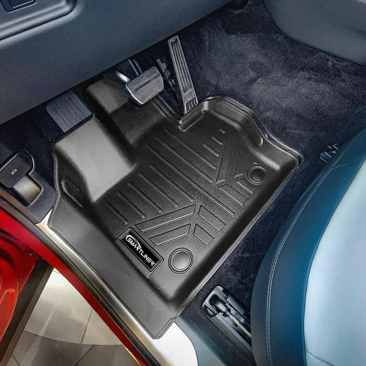 SA0703-B0703-N1 2 Rows Custom Fit Floor Liners for 2023-2025 Land Rover Range Sport