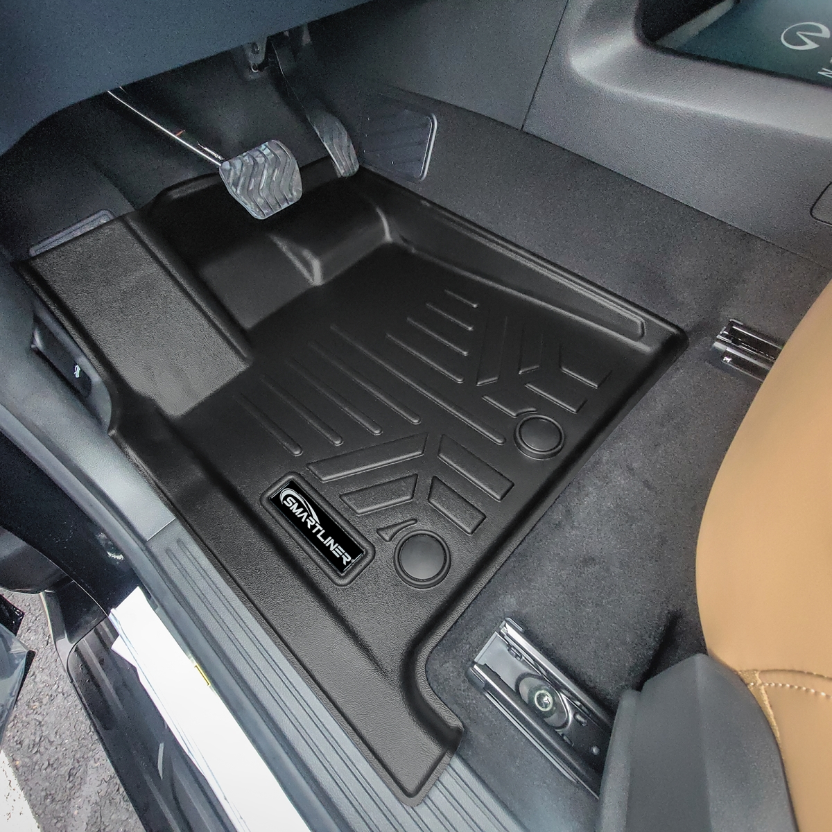 SA0764-B0764-N1 2 Rows Custom Fit Floor Liners for 2025 Nissan Armada