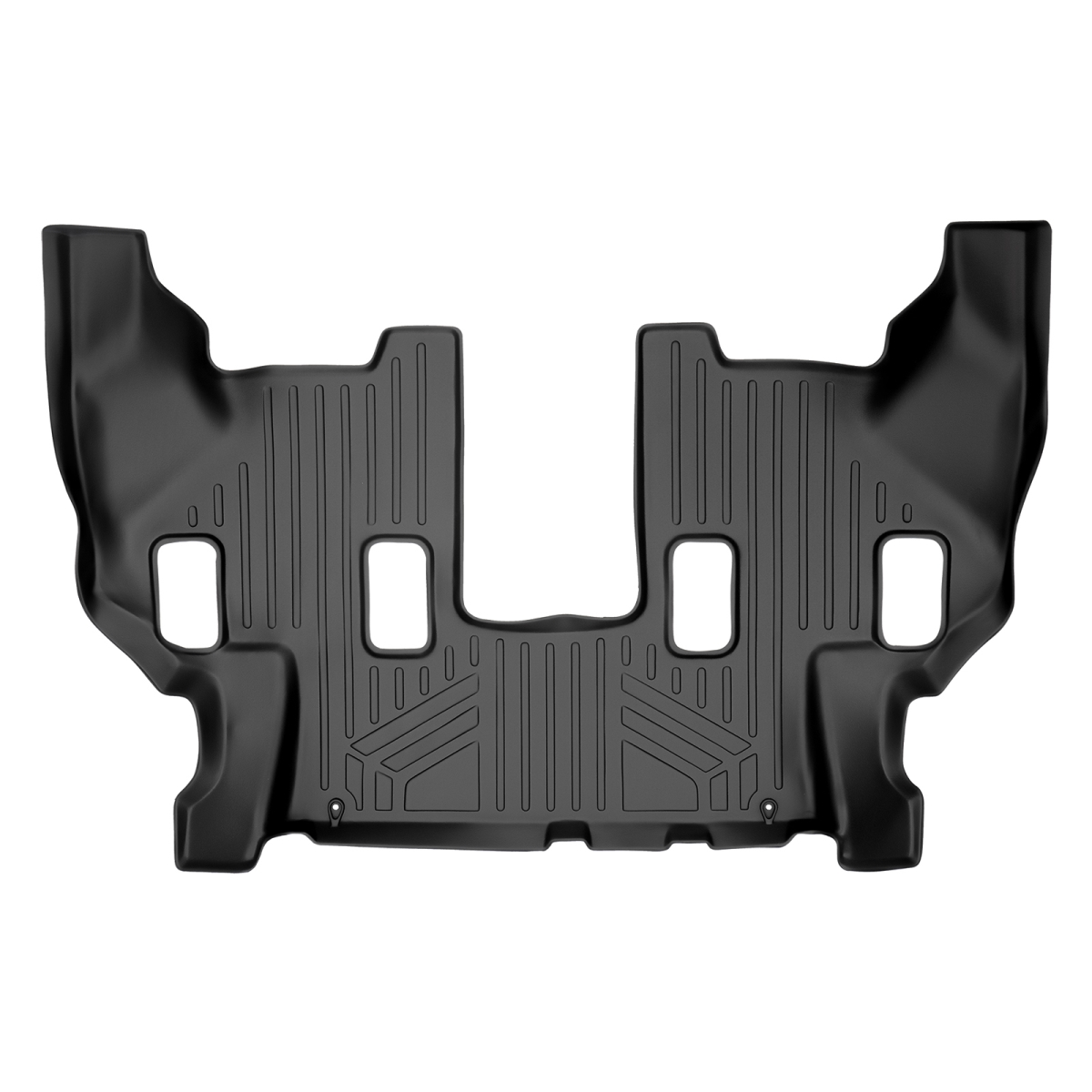SC0242-N3 3rd Row Custom Fit Floor Liners for 2017-2018 Nissan Armada 7 Passenger