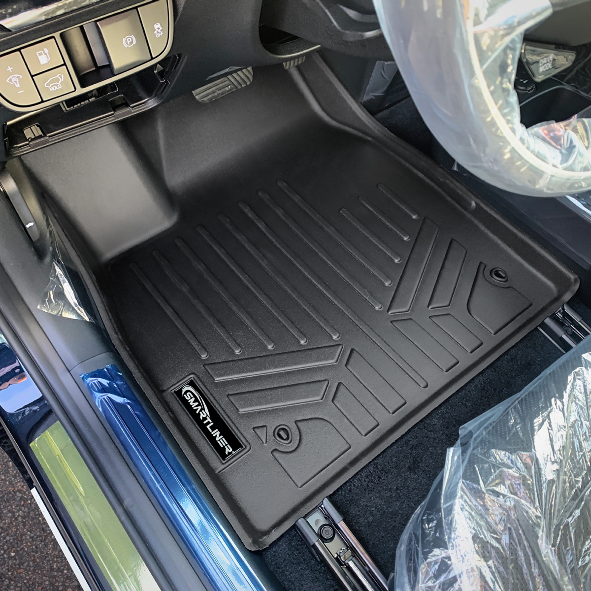 SA0600-B0600-D0796 3 Rows Custom Fit Floor Liners for 2025 Kia EV6
