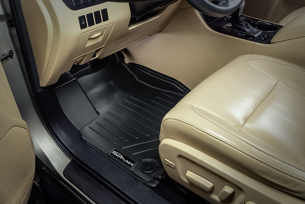 SA0152-B0152-C0152-D0152-N1 4 Rows Custom Fit Floor Liners for 2014-2019 Toyota Highlander