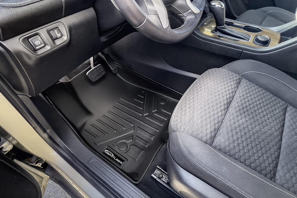 SA0230-B0248-D0230-N1 3 Rows Custom Fit Floor Liners for 2017-2023 GMC Acadia 7 Passenger