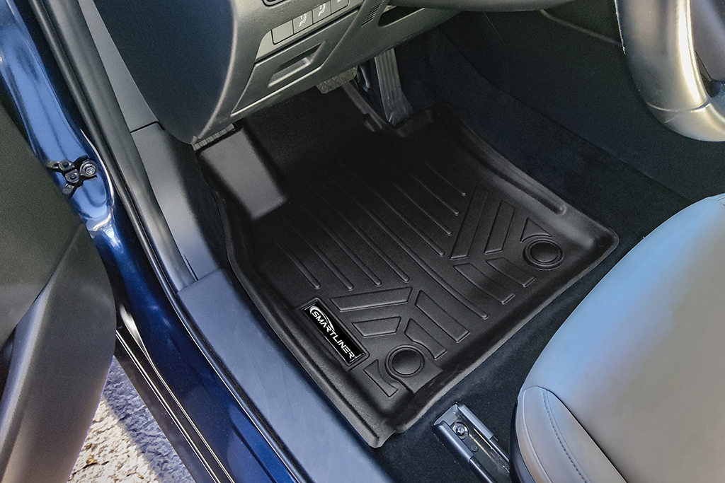 SA0609-B0696-N1 2 Rows Custom Fit Floor Liners for 2019-2025 Mazda 3 Sedan