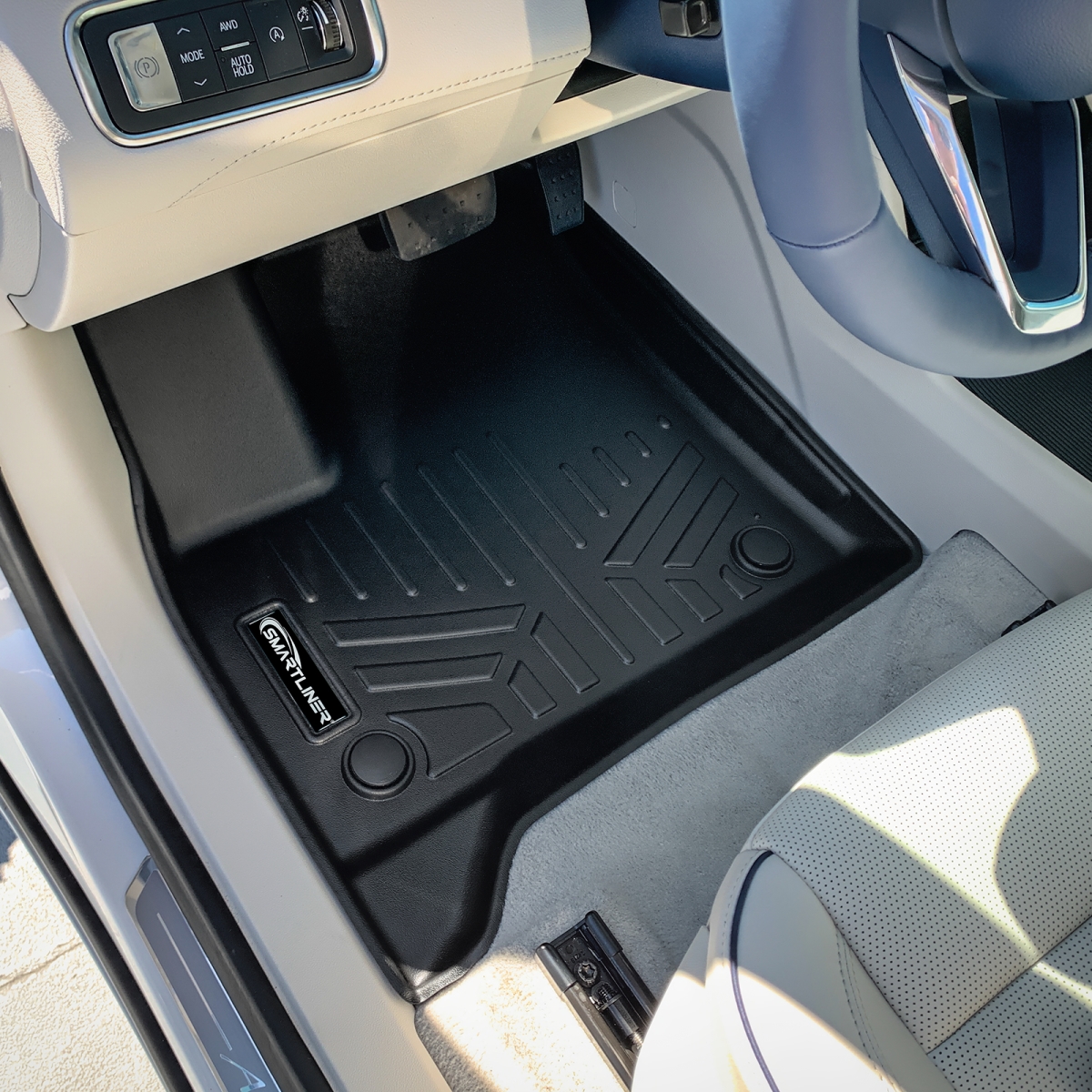 SA0757-B0757-E0757-N2 3 Rows Custom Fit Floor Liners for 2024-2025 GMC Acadia