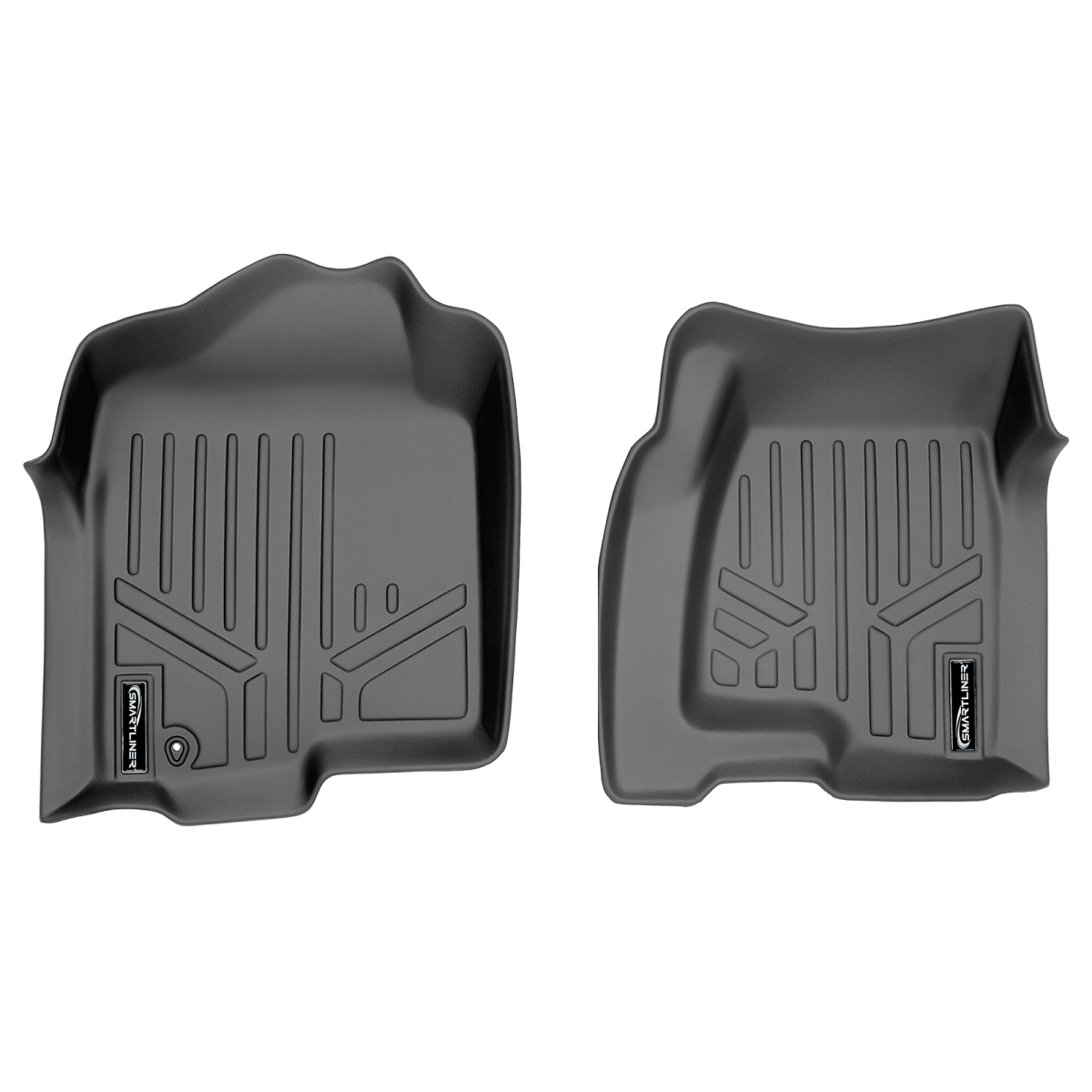 SA2178-N9 1st Row Custom Fit Floor Liners for 1999-2007 GMC Sierra Double Cab
