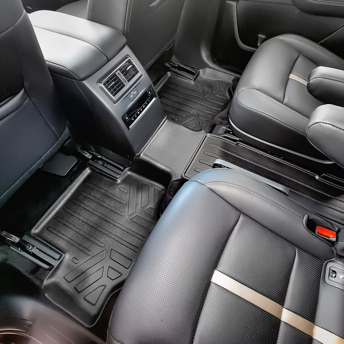 SB0716-N1 2nd Row Custom Fit Floor Liners for 2024-2025 Mazda CX70 PHEV