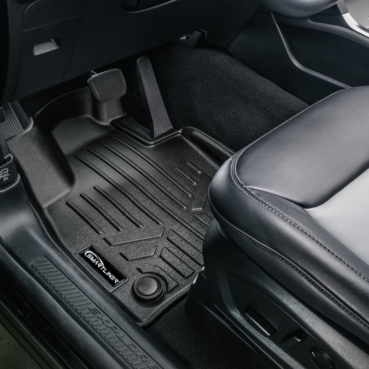 SA0423-B0423-D0423-N1 3 Rows Custom Fit Floor Liners for 2020-2025 Ford Explorer