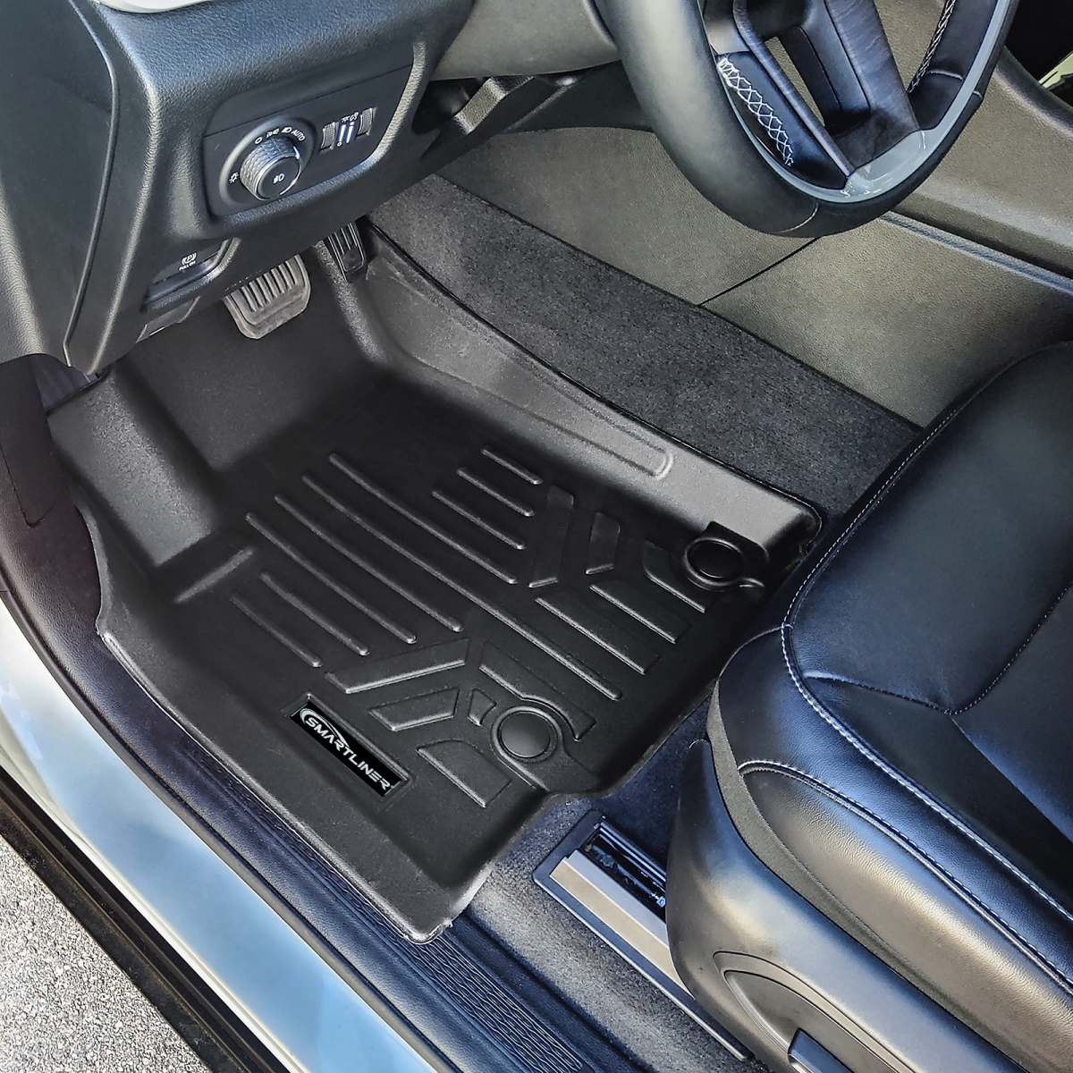 SA0674-B0644-E0568 3 Rows Custom Fit Floor Liners for 2021-2025 Jeep Grand Cherokee L 6 Passenger