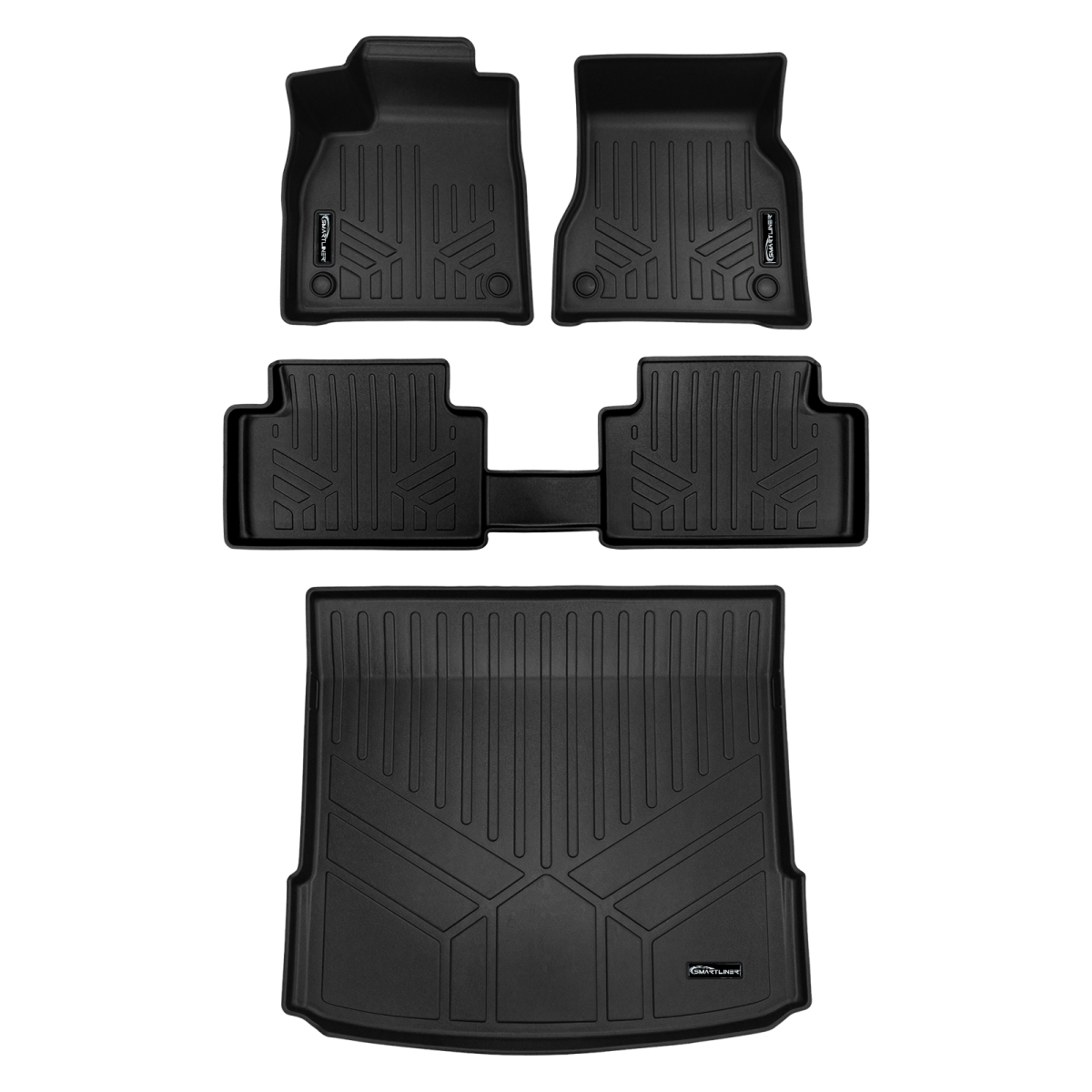 SA0781-B0781-D0781 3 Rows Custom Fit Floor Liners for 2025 Audi Q6 E-Tron & SQ6 E-Tron