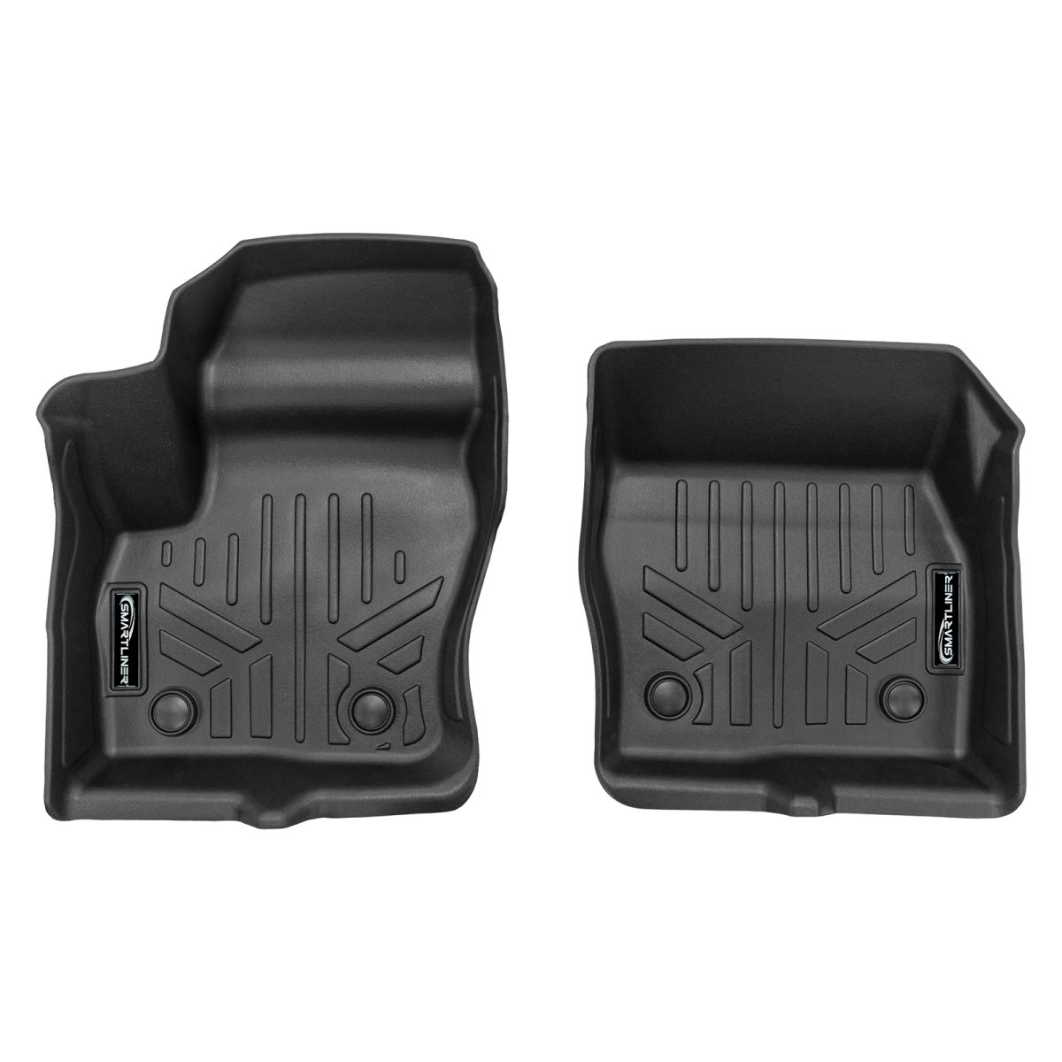 SA0749-N2 1st Row Custom Fit Floor Liners for 2023-2025 Ford Transit with Connect Cargo Van & Passenger Van