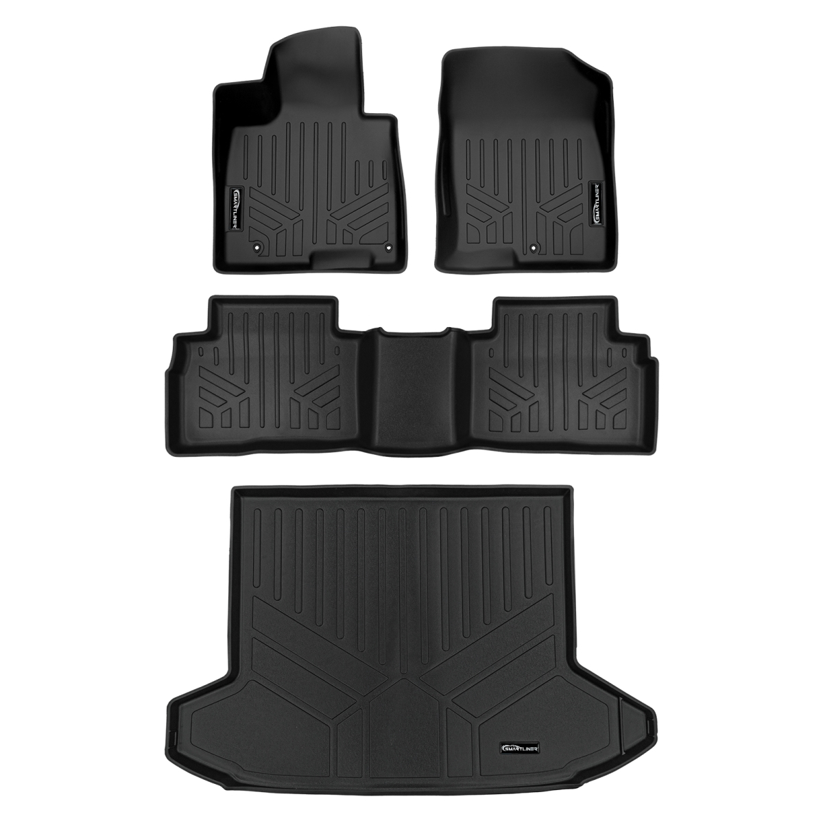 SA0555-B0792-D0792 3 Rows Custom Fit Floor Liners for 2022-2025 Hyundai Tucson