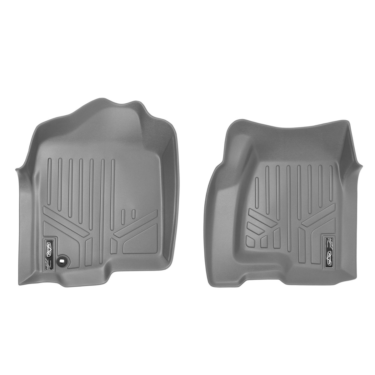 Floor Mats Liner for 1999-2007 Chevy Silverado 1500, Gray