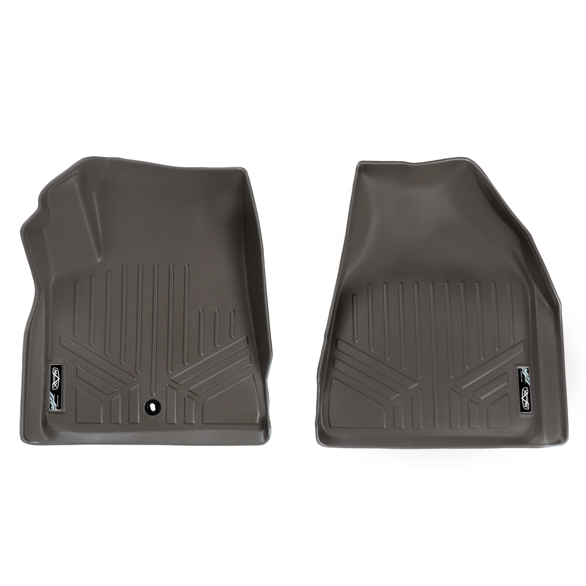 SA3043 Custom Fit 1st Row Floor Mats Liner Set for 2008-2017 Buick Enclave, Cocoa