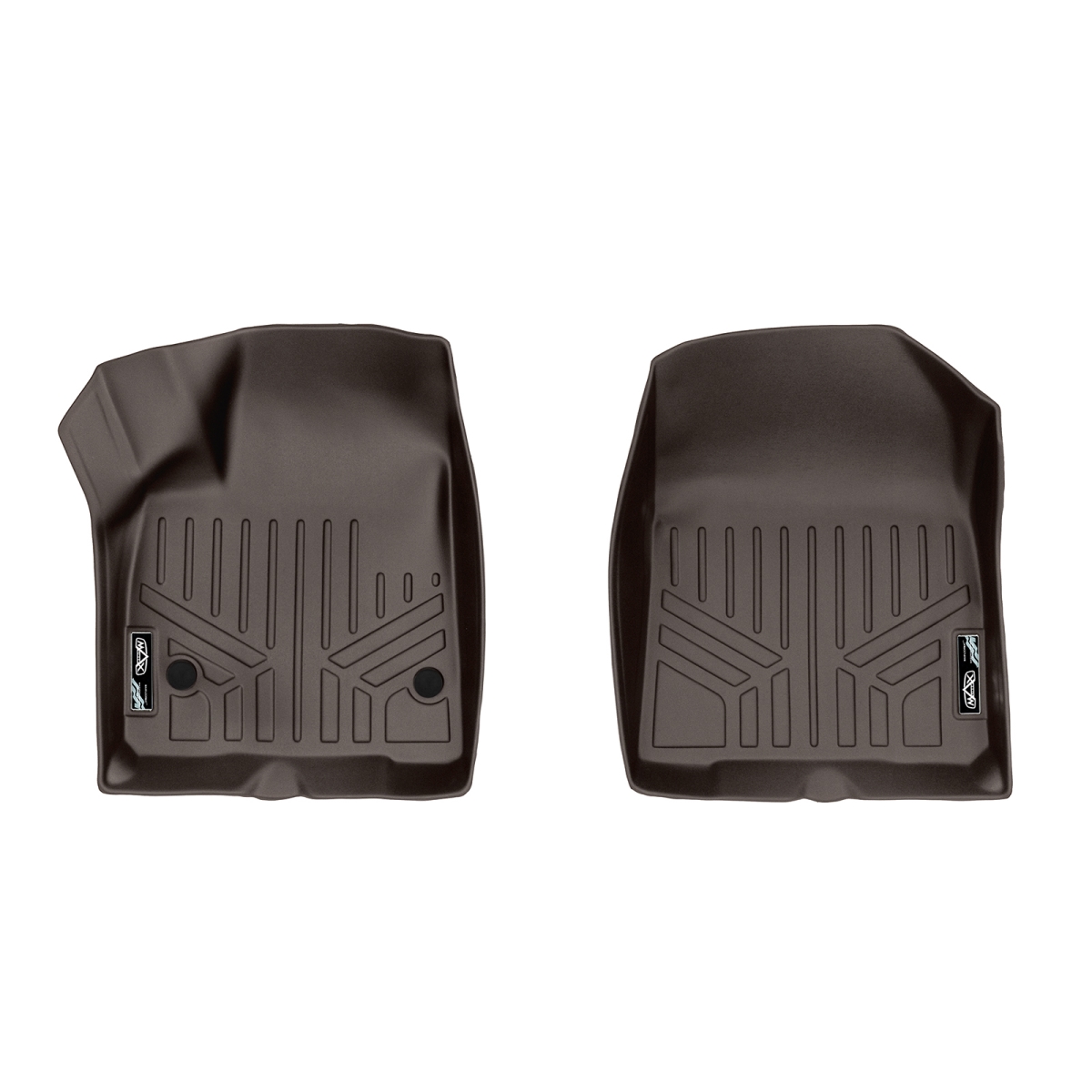 Custom Fit 1st Row Floor Mats Liner Set for 2017-2021 GMC Acadia, Cocoa