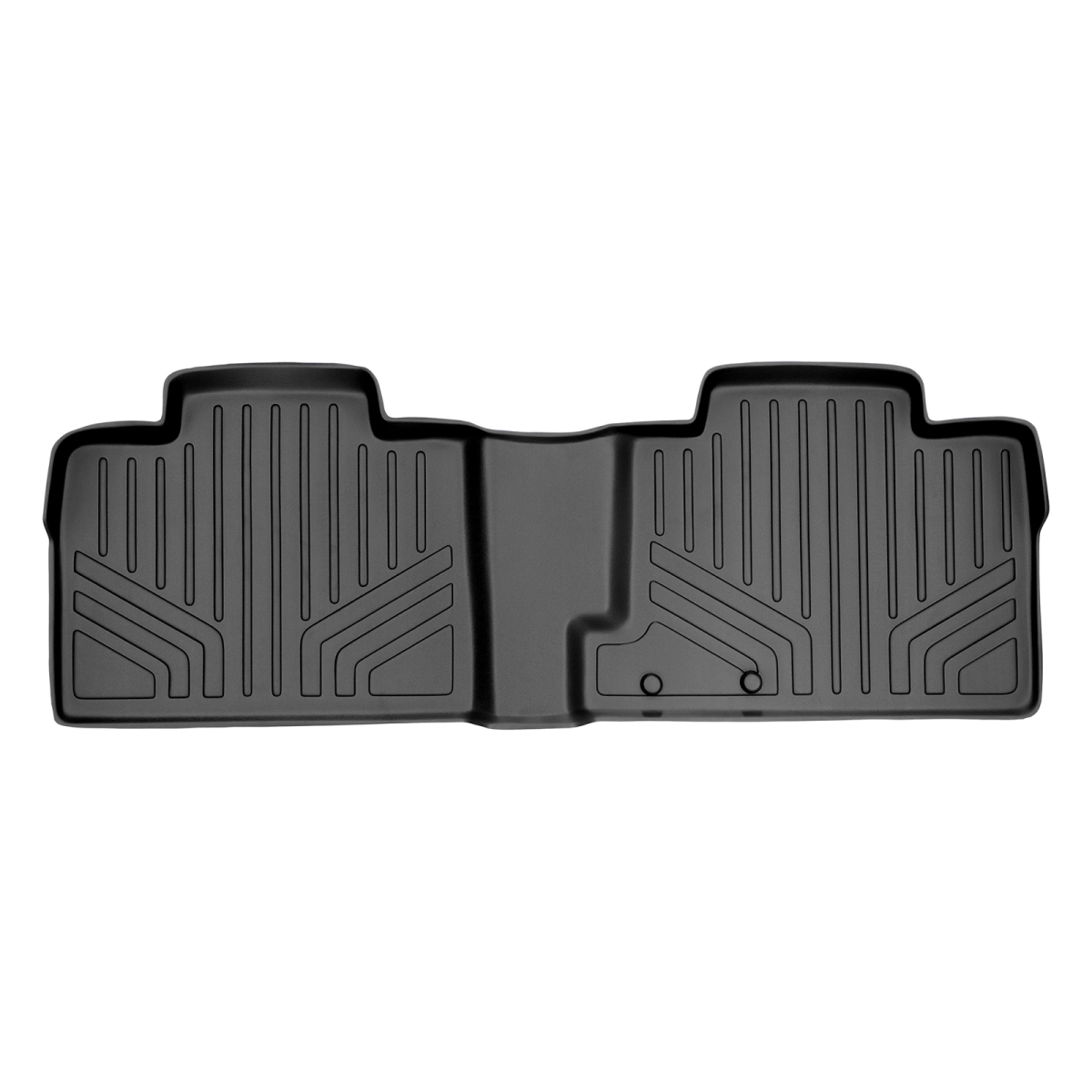 Custom Fit 2nd Row Floor Mats Liner for 2007-2014 Ford Edge, Black