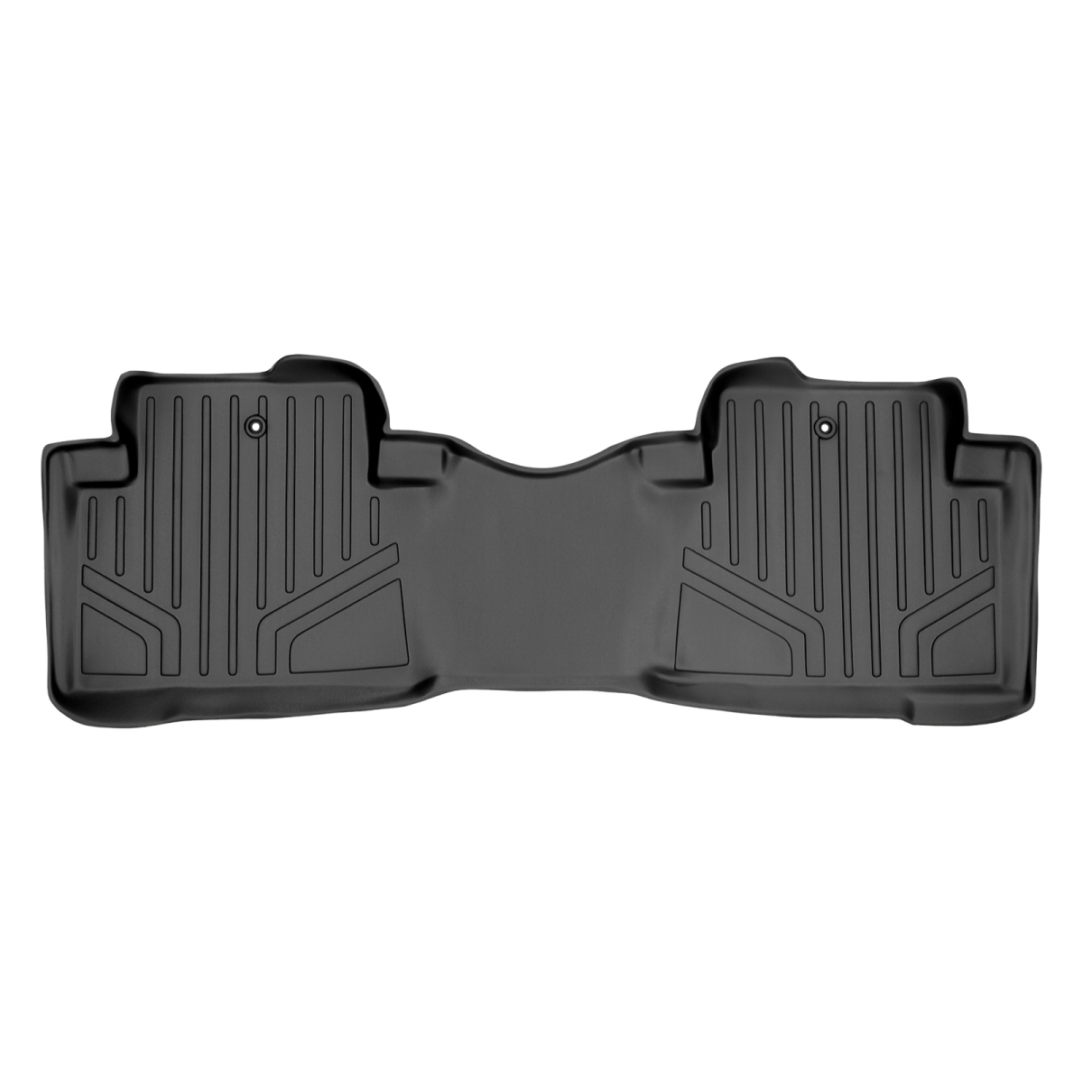 Custom Fit 2nd Row Floor Mats Liner for 2009-2015 Honda Pilot, Black